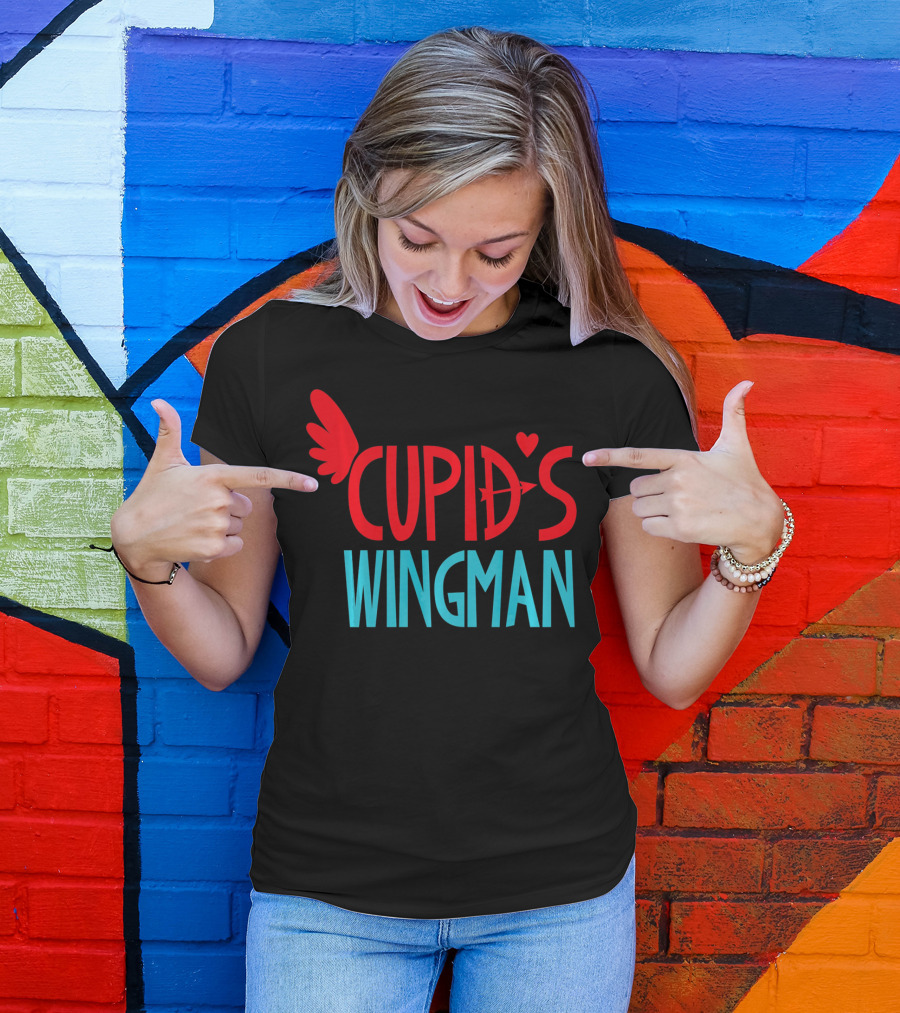 Cupid's Wingman Funny Valentine's Day T-Shirt