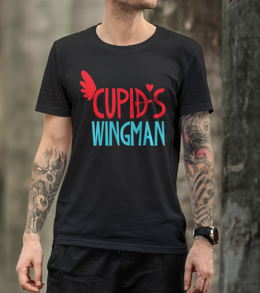 Cupid's Wingman Funny Valentine's Day T-Shirt