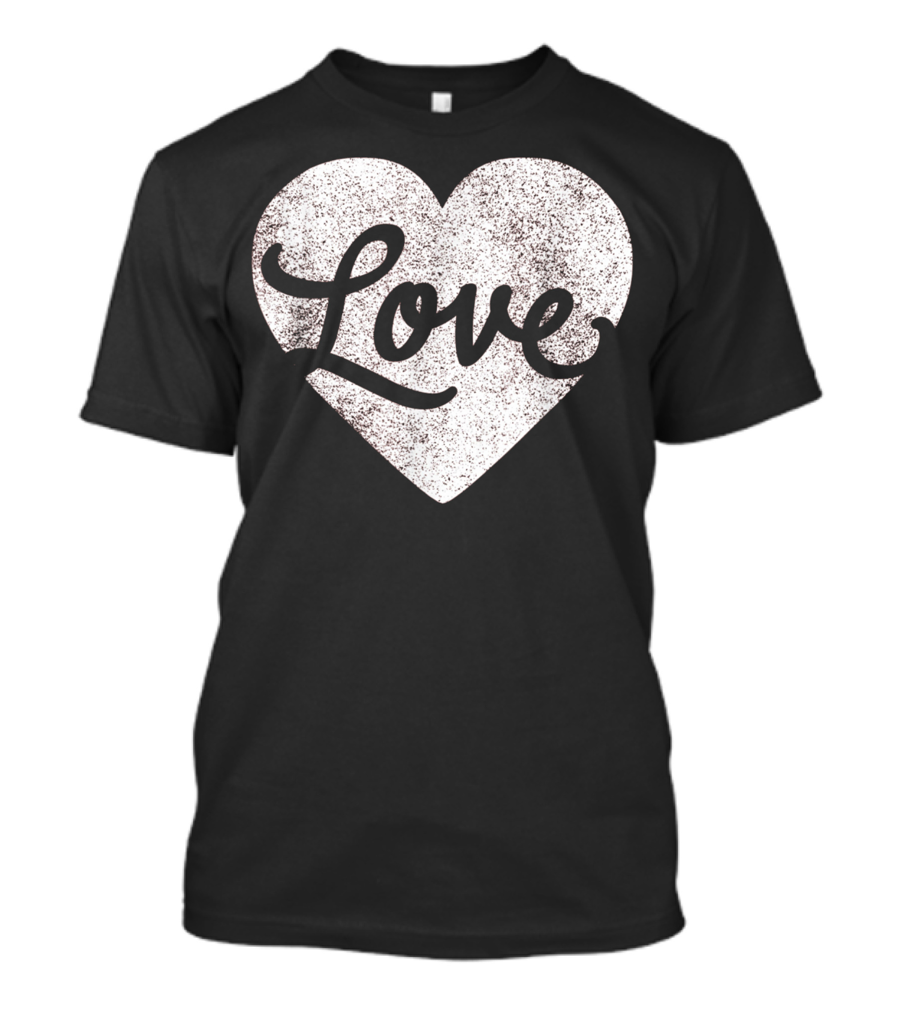 Love Valentine's Day Heart Cute Cursive Red T-Shirt