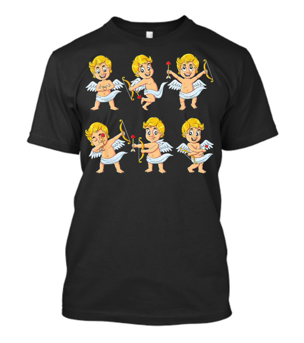 Dancing Cupids Valentine Dance Challenge With Arrows And Bows T-Shirt