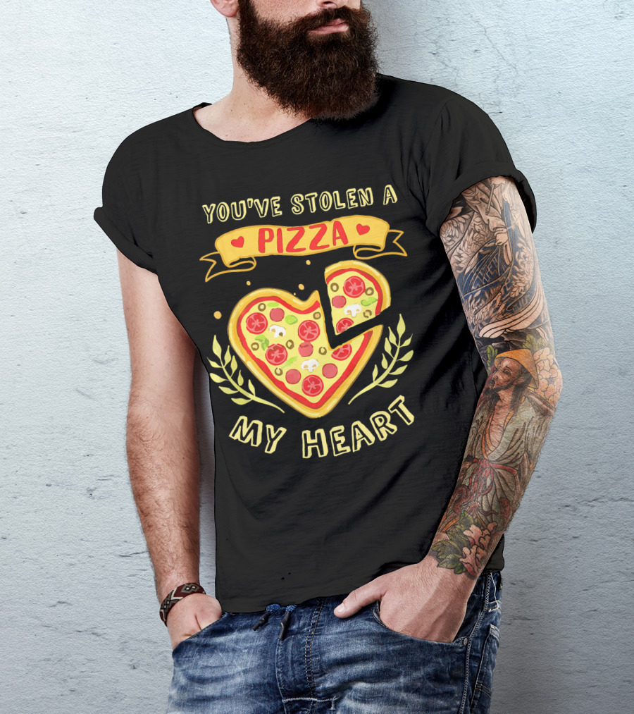 You've Stolen A Pizza My Heart Valentine's Day T-Shirt