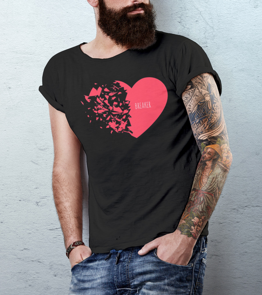 Funny Valentines Day Heart Breaker T-Shirt