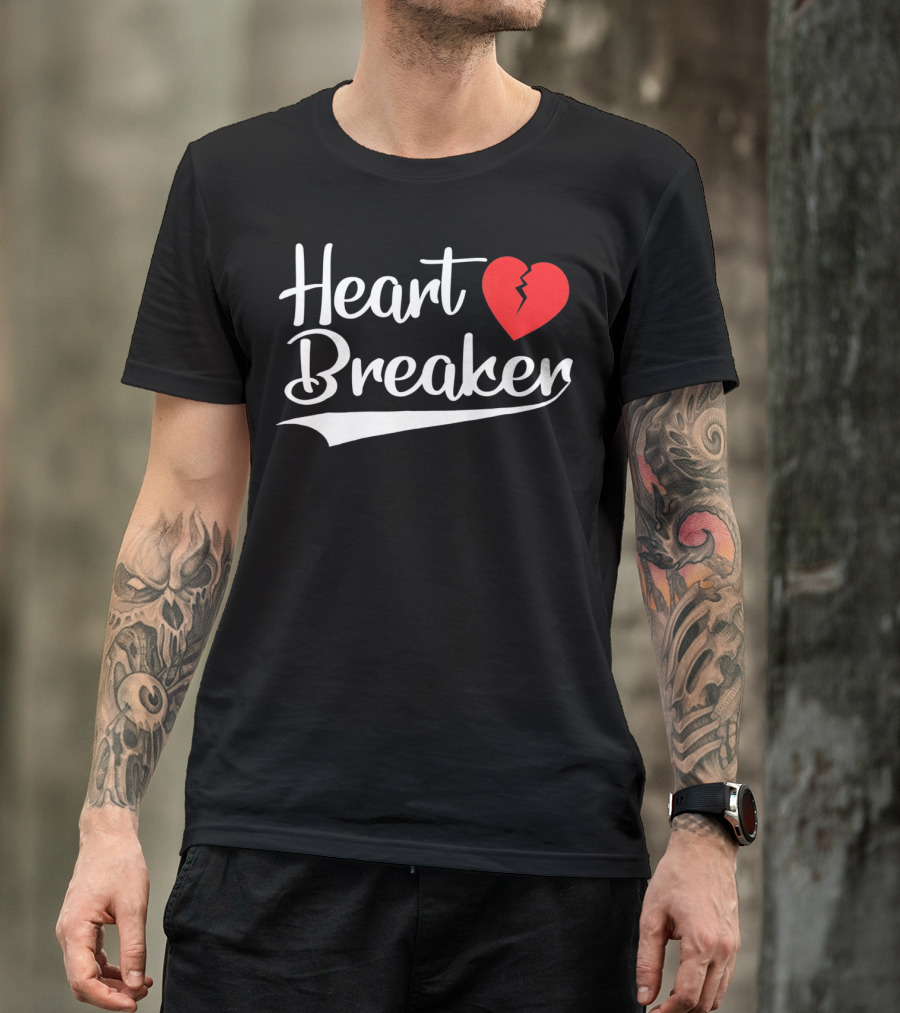 Heart Breaker Broken Heart Valentines Day T-Shirt