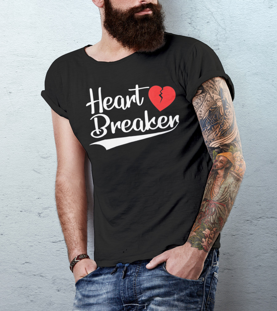 Heart Breaker Broken Heart Valentines Day T-Shirt