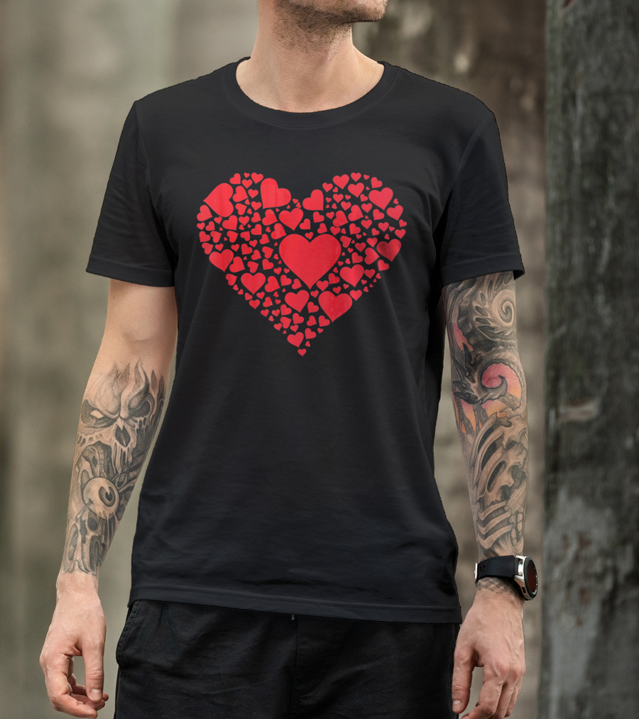 Heart Of Hearts Cute Valentine's Day Red Heart T-Shirt