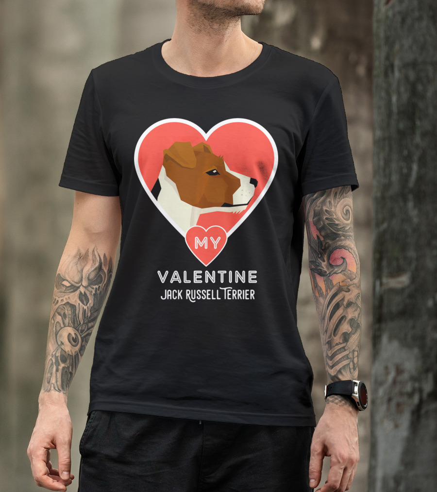 My Valentine Jack Russell Terrier T-Shirt