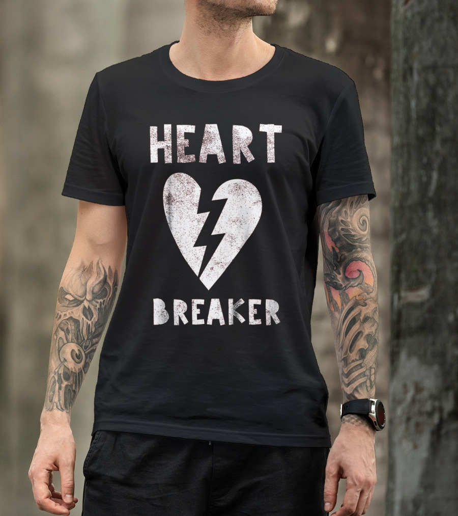 Kids Cute Heart Breaker Valentine Trendy T-Shirt