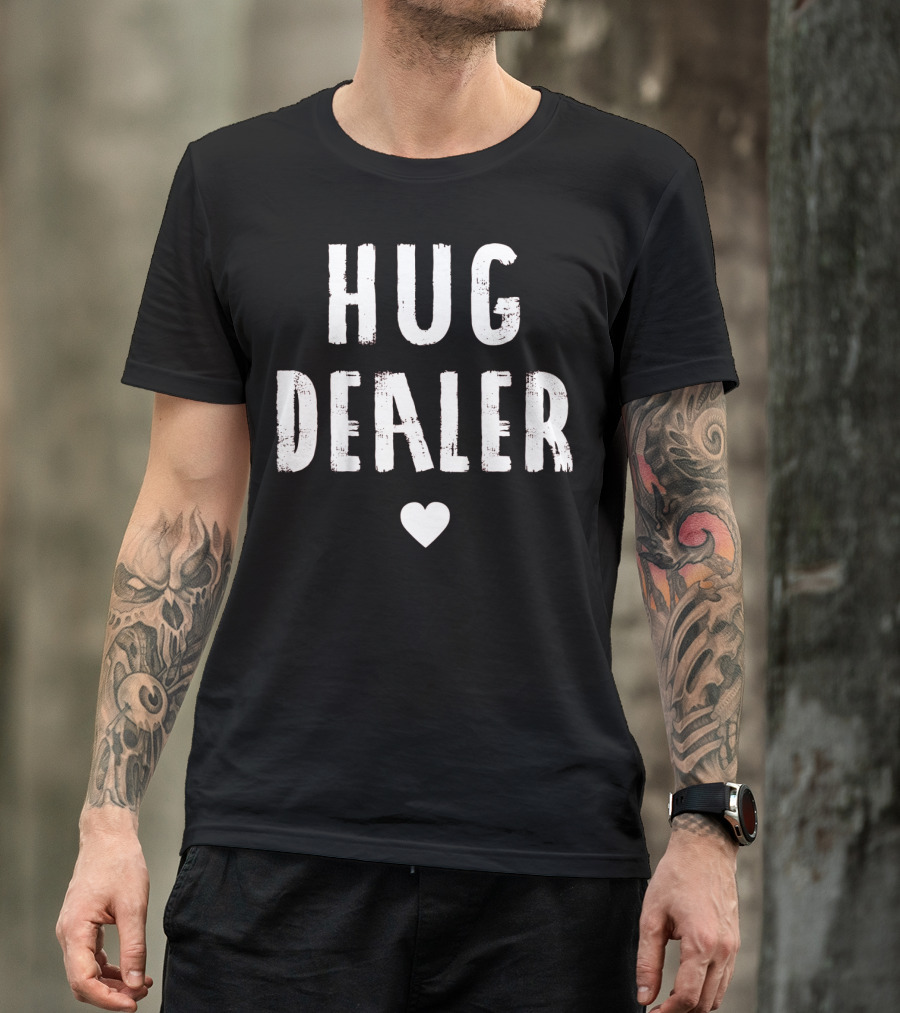 Kids Valentine's Day Hug Dealer Heart T-Shirt
