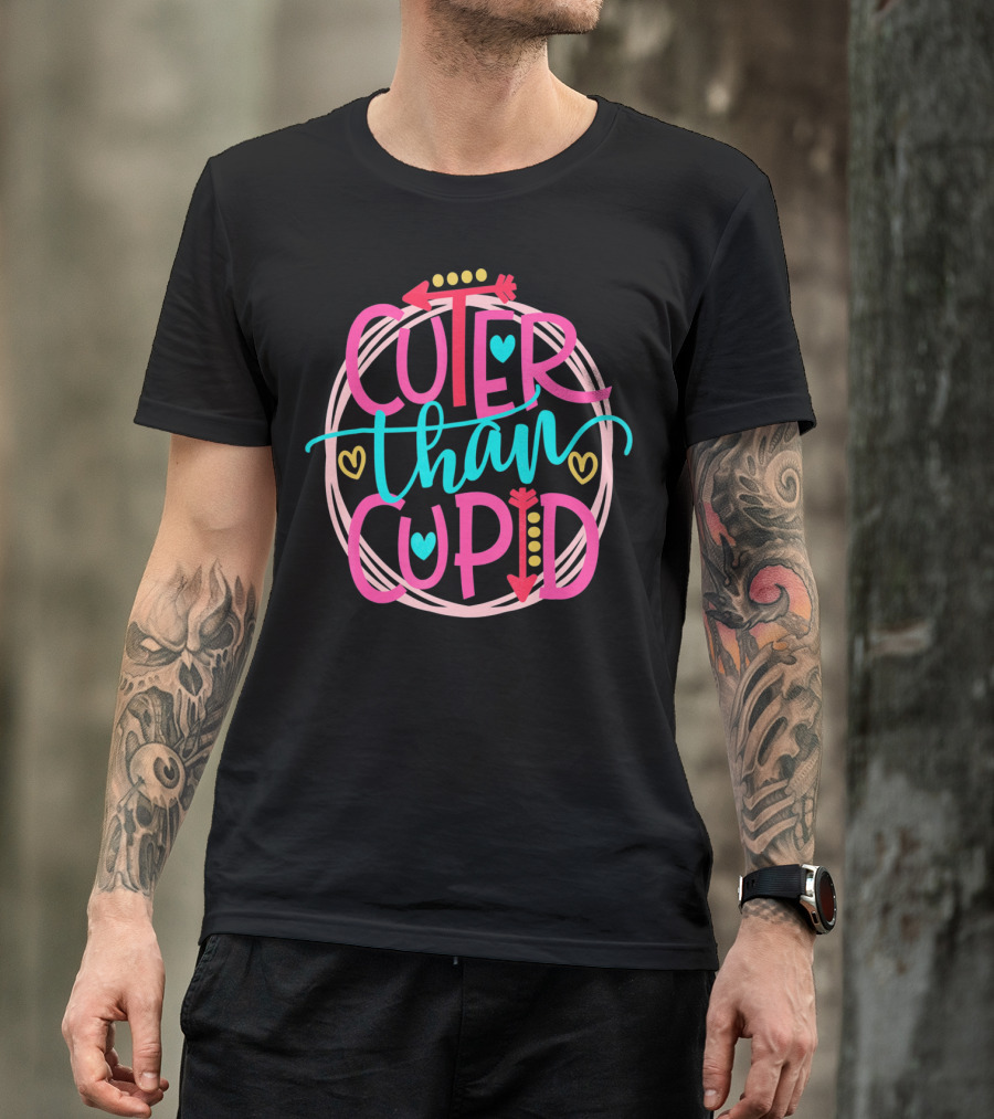 Cuter Than Cupid Popular Valentines Day Cute Girls T-Shirt