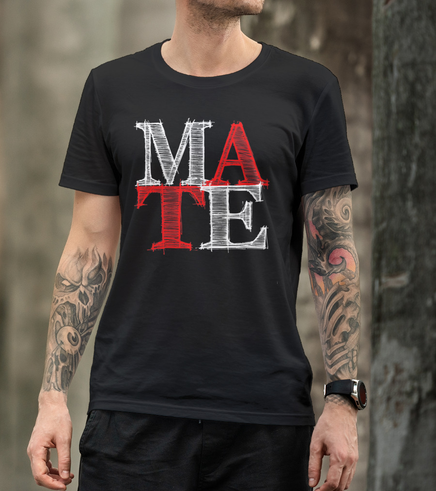 PREMIUM Couples Vale MATE Text T-Shirt