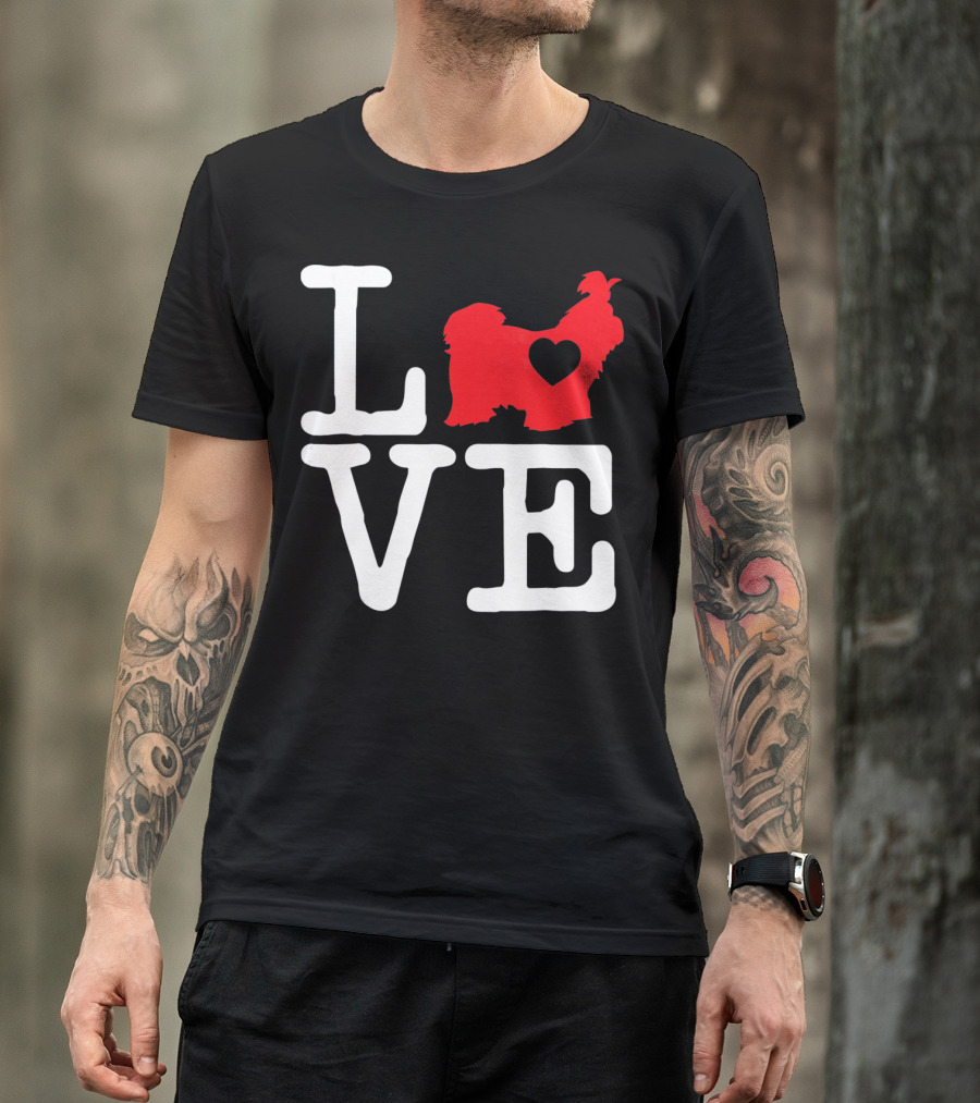 LOVE Shih Tzu Valentine's Day Rottie T-Shirt