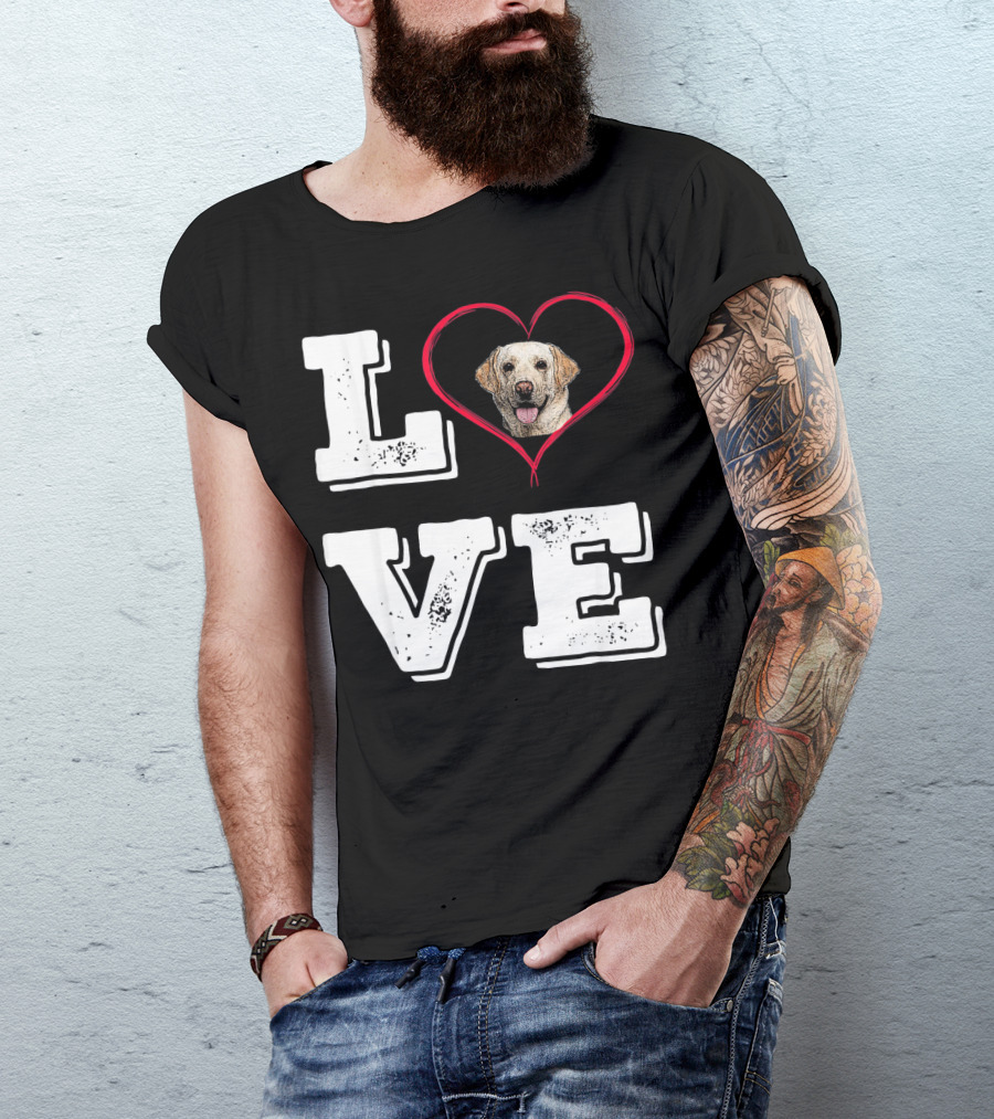 Labrador Retriever Love Heart T-Shirt