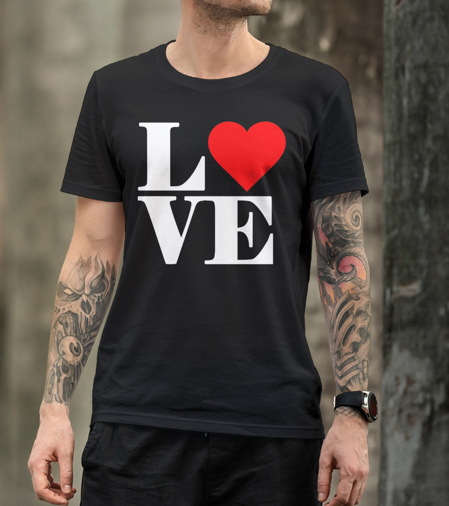 LOVE Heart Valentine's Day Iconic Romantic T-Shirt