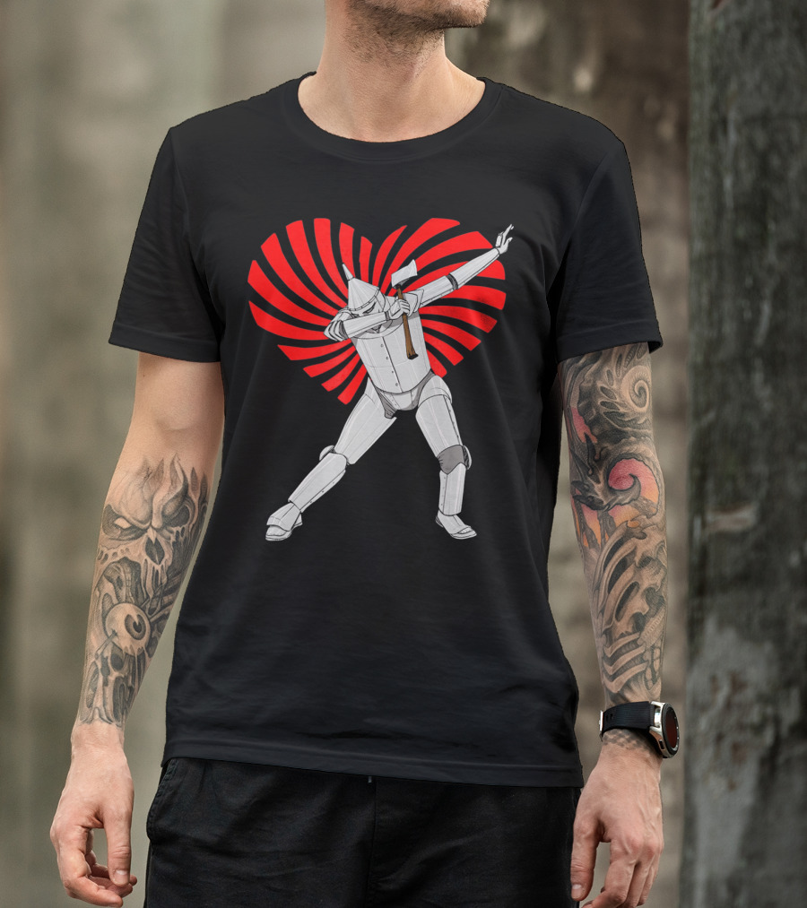 Wizard Of Oz Tin Man Swirl Dab Dance T-Shirt