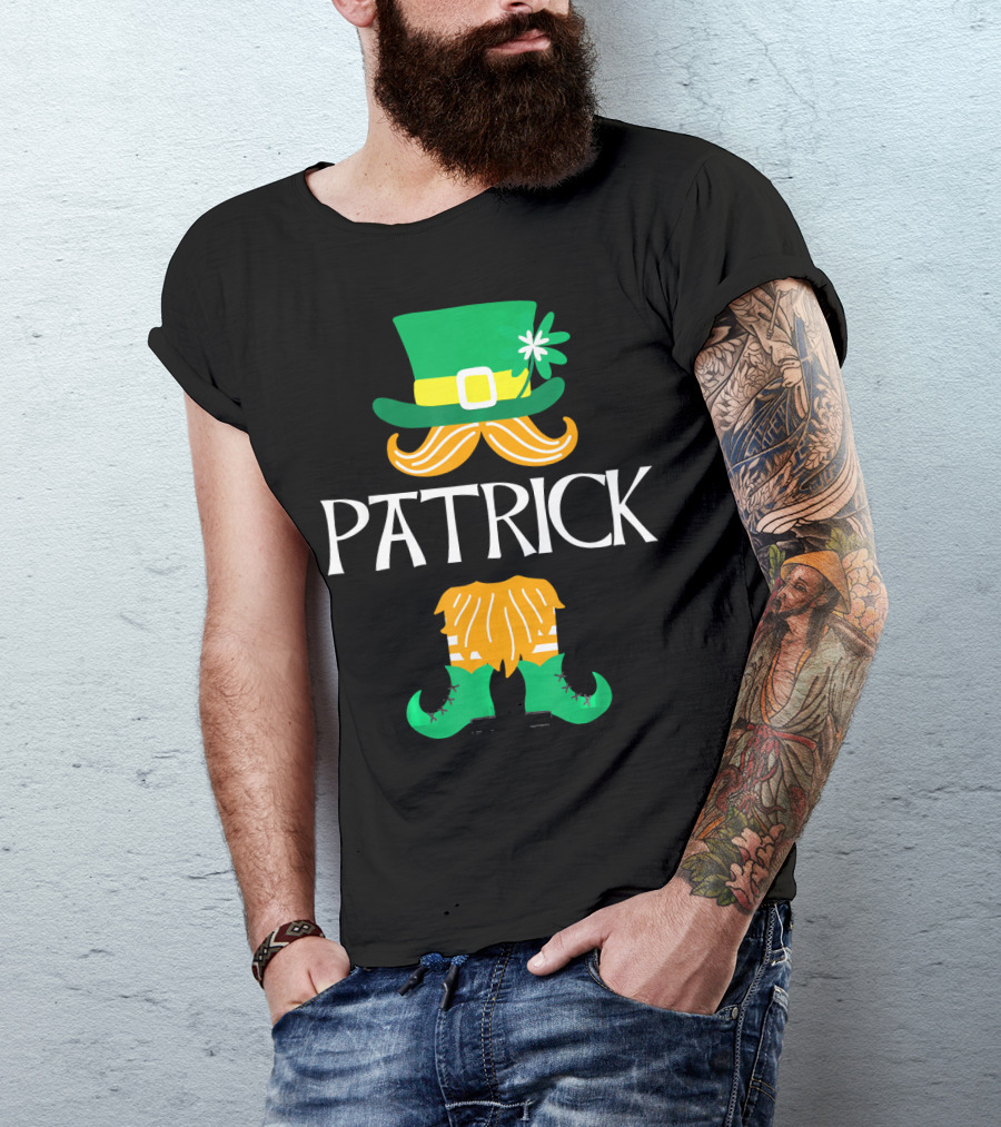 Patrick Funny Leprechaun Matching Family Group T-Shirt