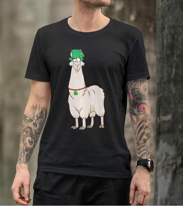 Leprechaun Costume Alpaca St Patrick's Day T-Shirt