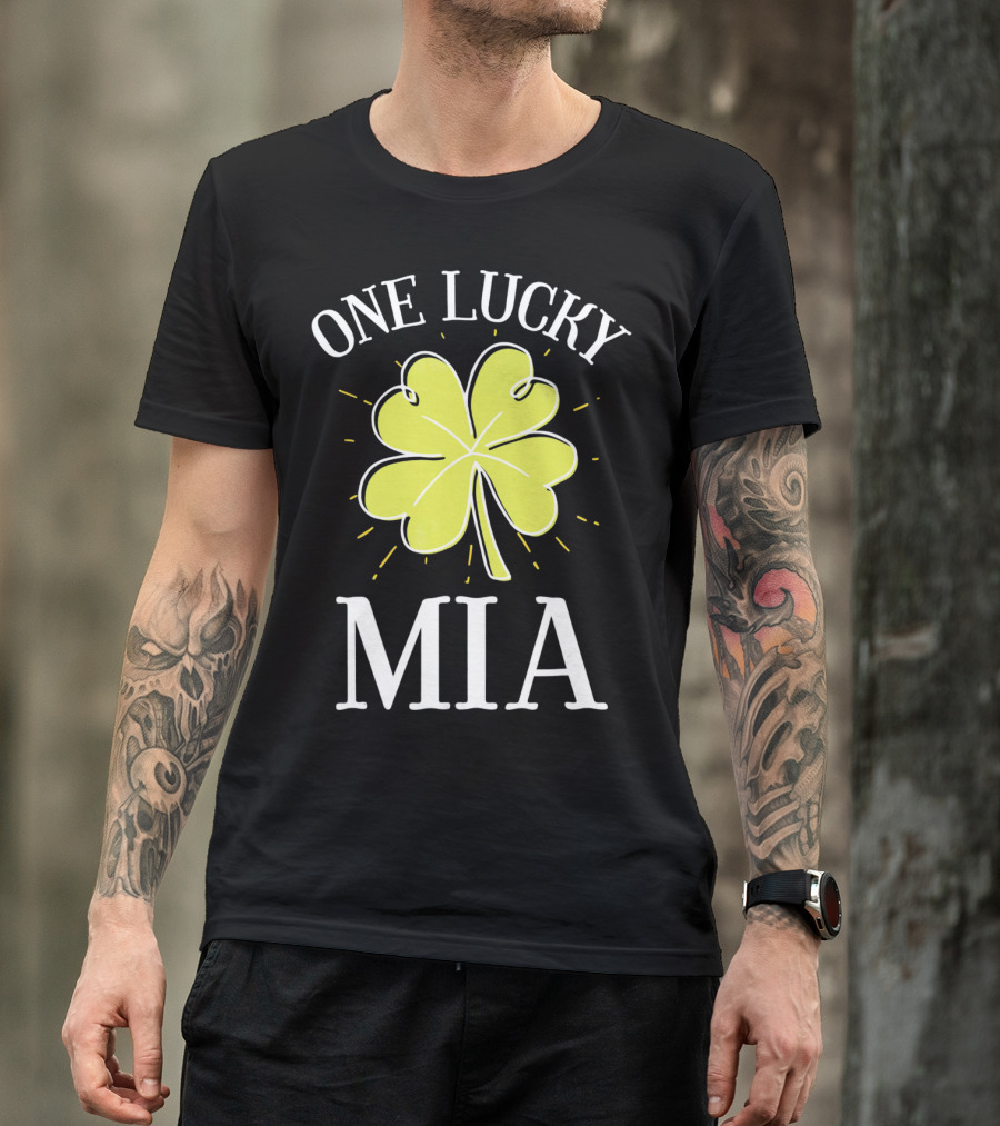 One Lucky Mia St. Patrick's Day Shamrock T-Shirt