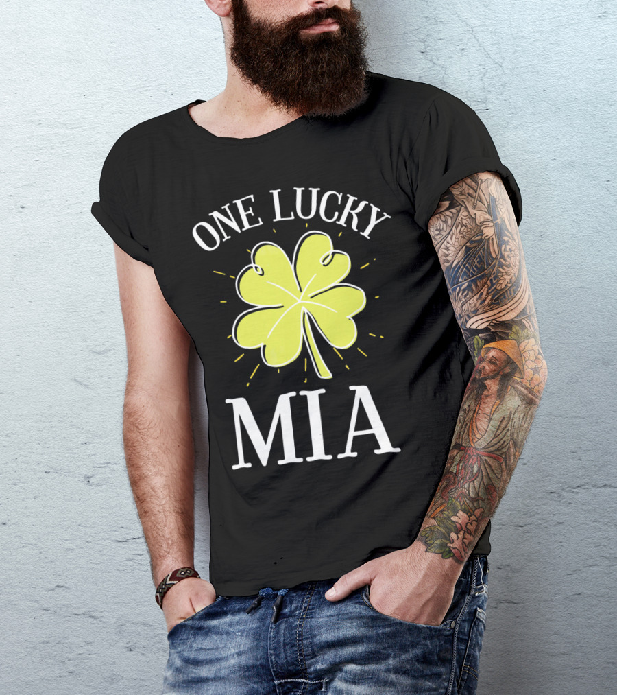 One Lucky Mia St. Patrick's Day Shamrock T-Shirt