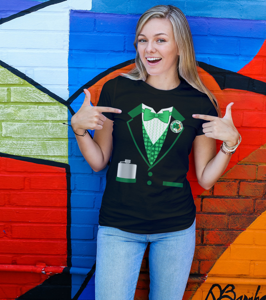 Mens St. Patricks Day Costume Official Irish Drinking Team Funny Iris T-Shirt