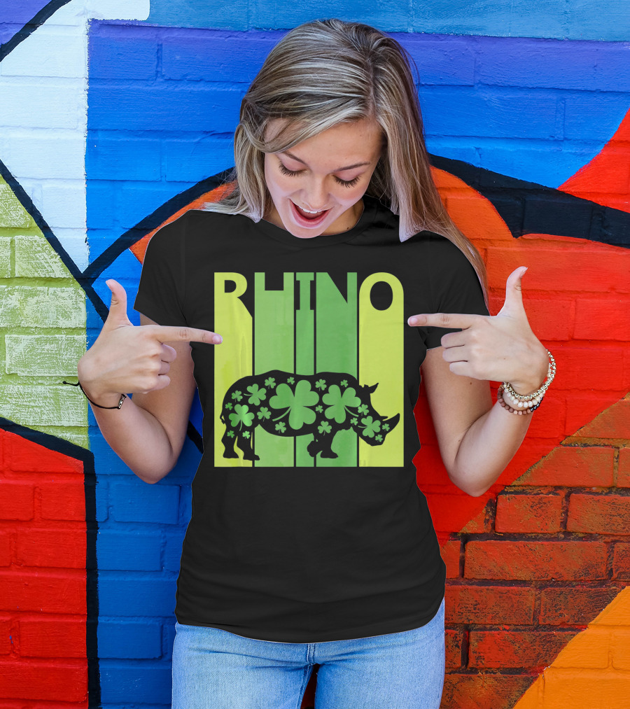 Lucky Clover Rhino T-Shirt