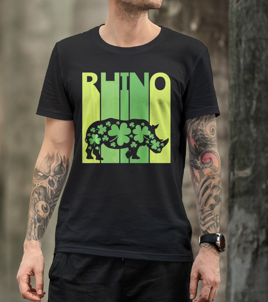 Lucky Clover Rhino T-Shirt