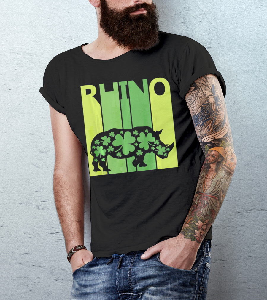 Lucky Clover Rhino T-Shirt