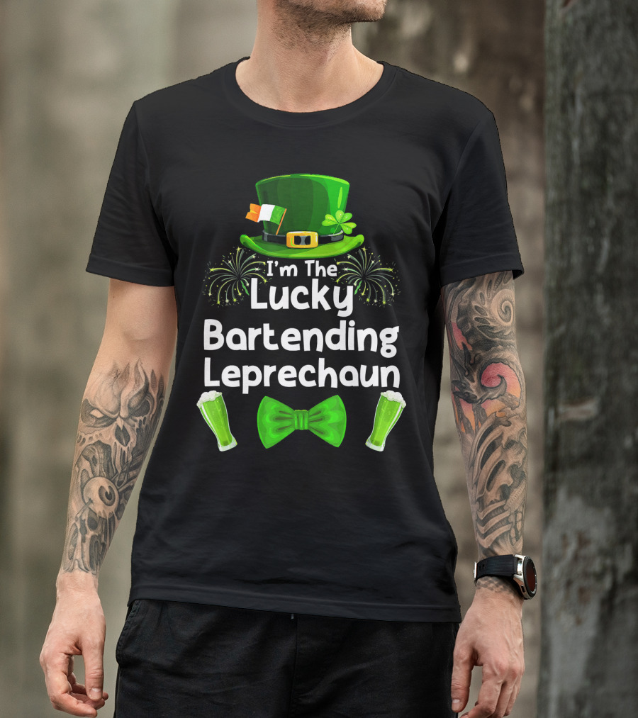 I'm The Lucky Bartending Leprechaun T-Shirt