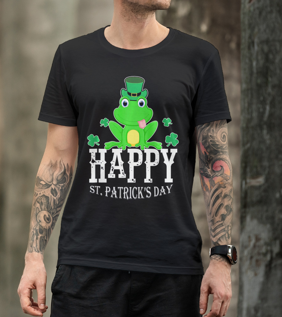 Happy St. Patrick's Day Irish Frog T-Shirt