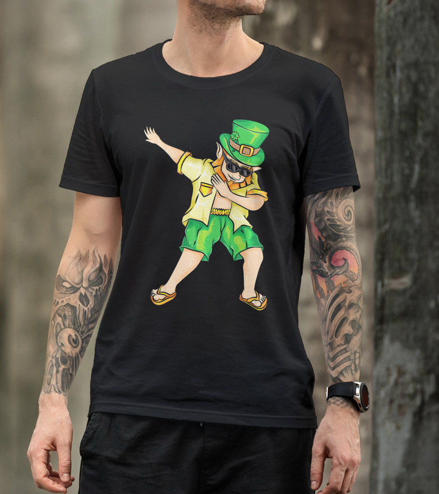 Summer Dabbing Leprechaun St. Patrick's T-Shirt