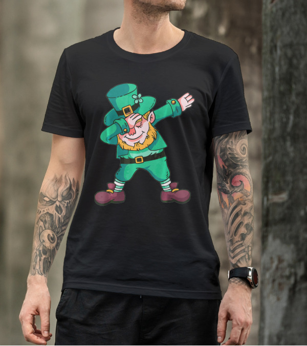 St Patricks Day Leprechaun Dab Dance T-Shirt
