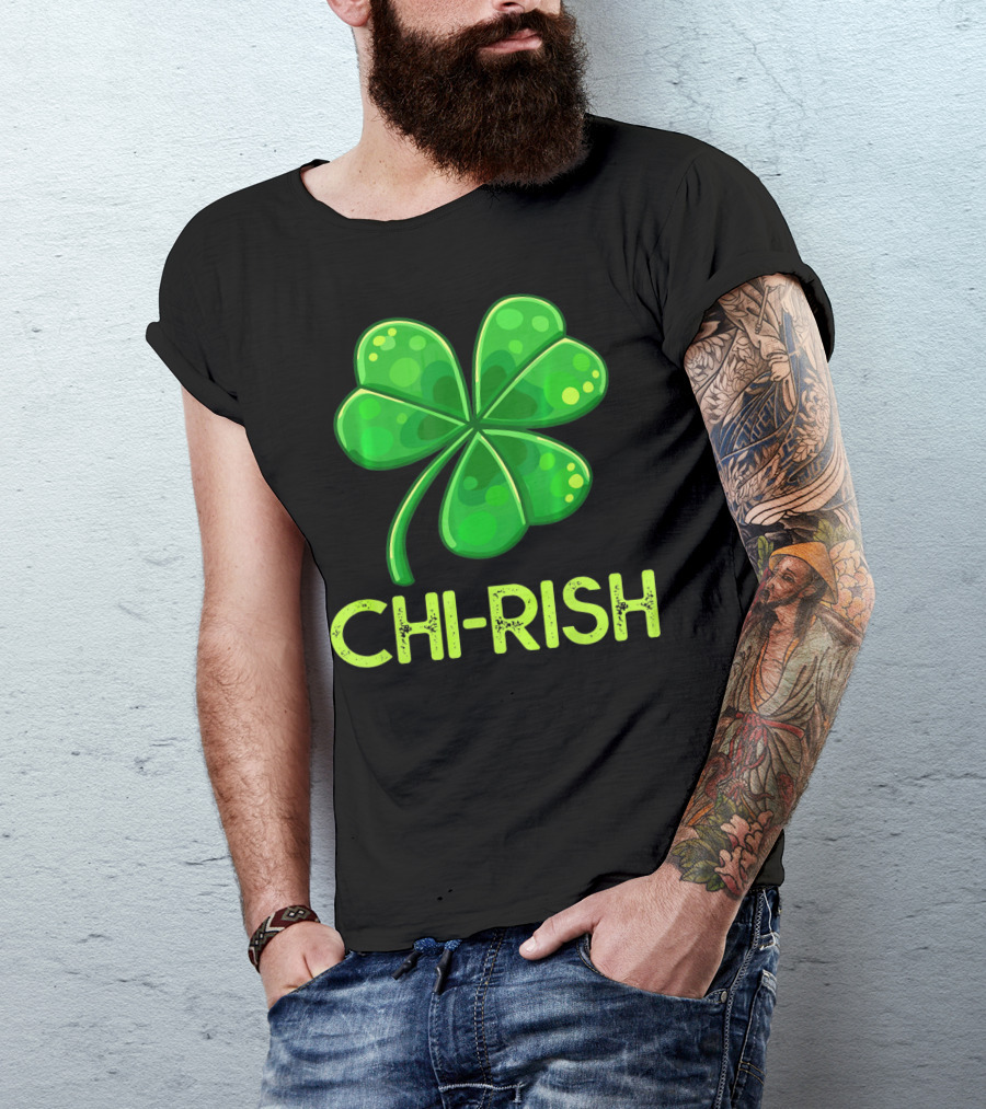 Chi-Rish Shamrock Chicago St Patrick's Day T-Shirt