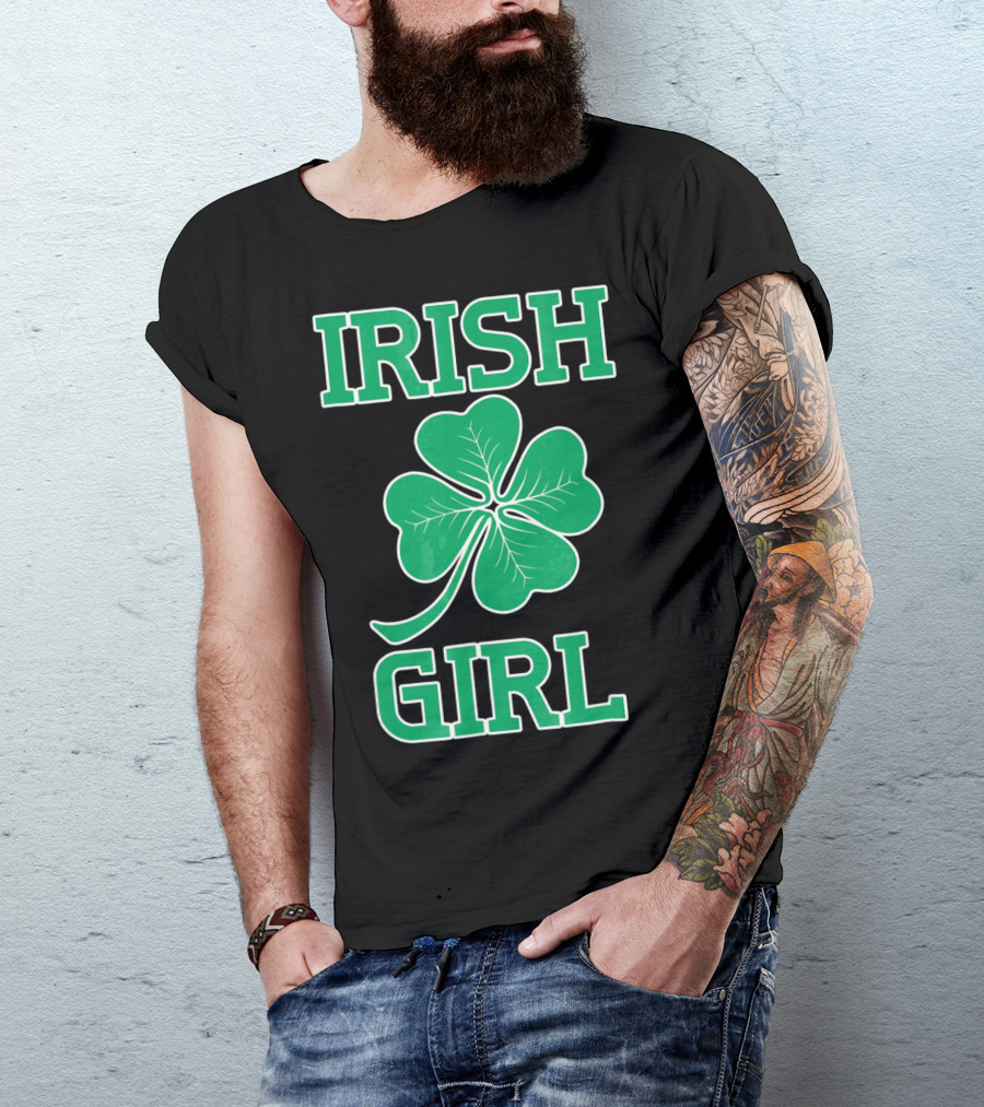 Irish Girl Shamrock St. Patrick's Day T-Shirt