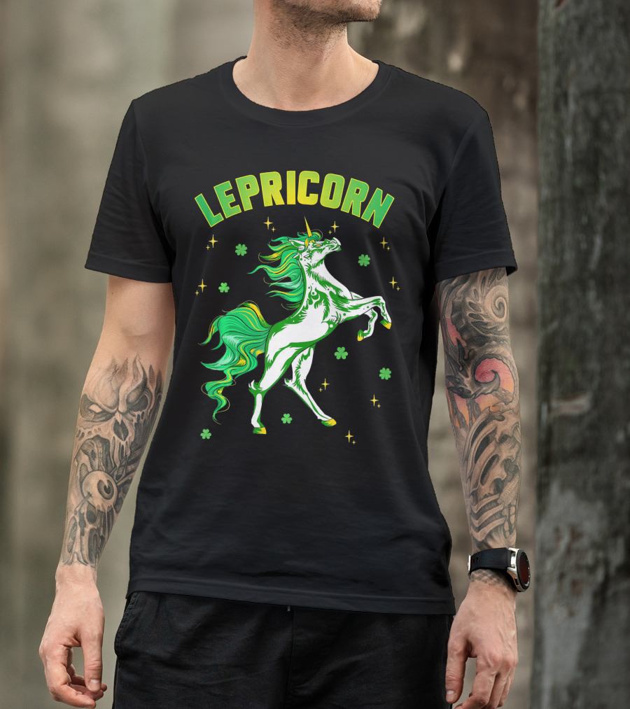 Lepricorn Unicorn St Patricks Day Girls T-Shirt