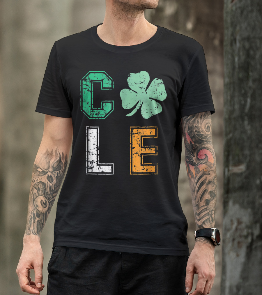 CLE Shamrock Irish Colors St. Patrick's Day T-Shirt