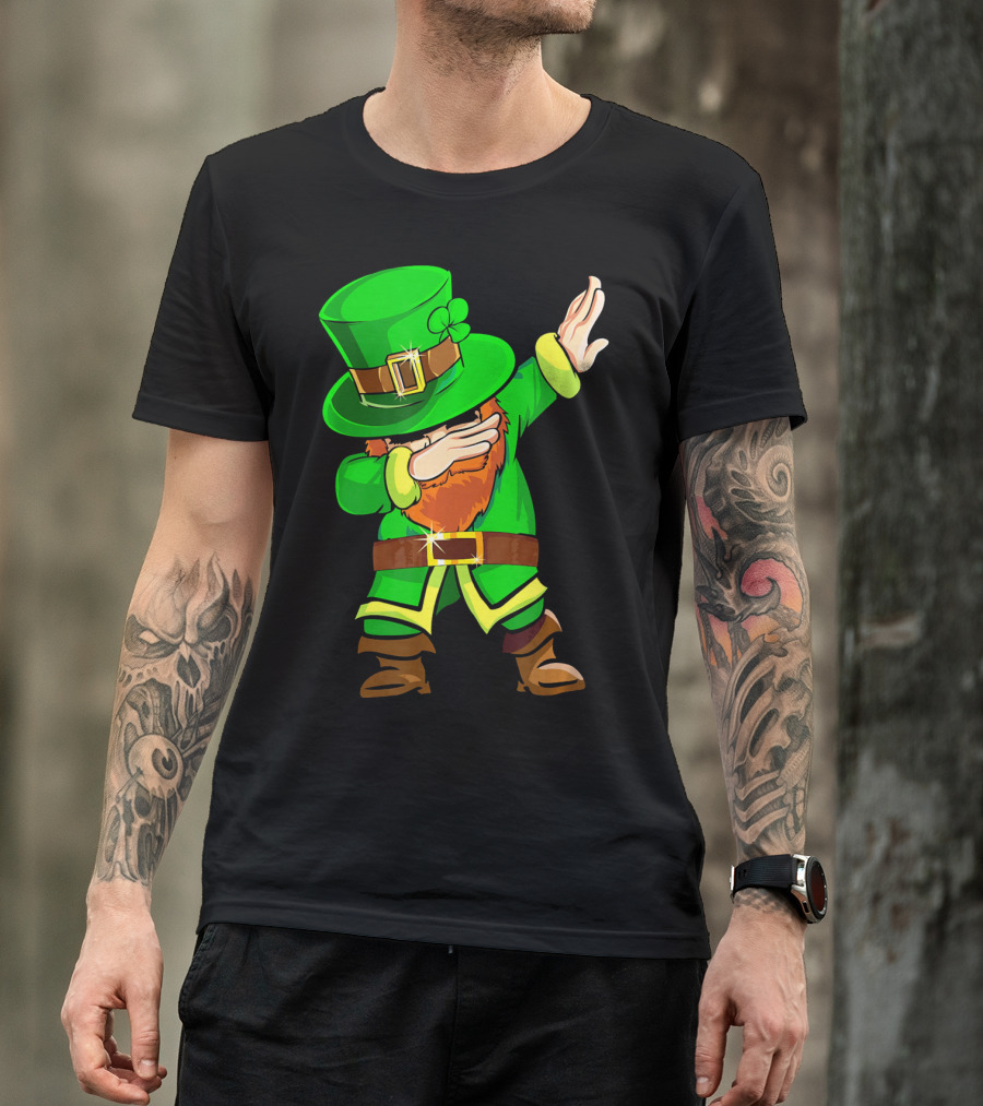 Dabechaun Leprechaun Dabbing Funny St. Patrick's Day T-Shirt