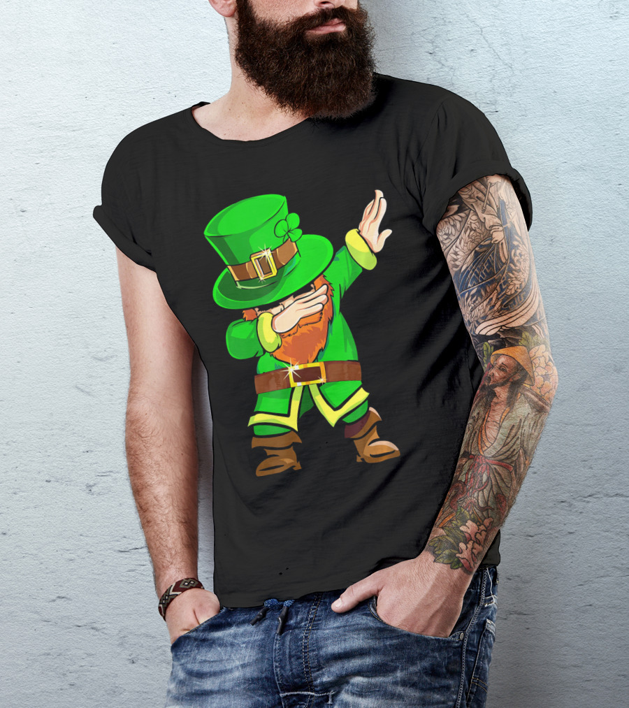 Dabechaun Leprechaun Dabbing Funny St. Patrick's Day T-Shirt