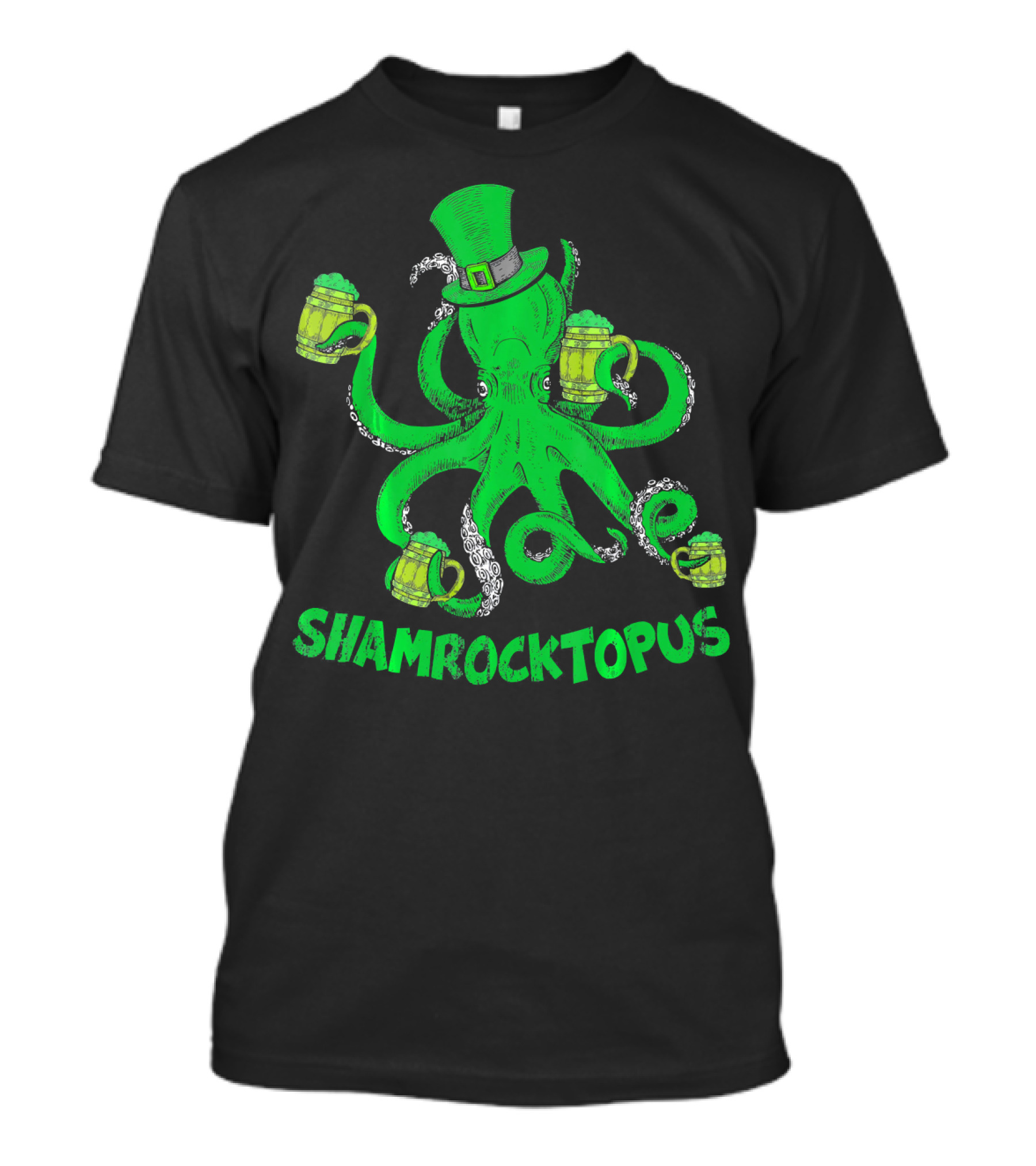 Shamrocktopus Leprechaun St. Patrick's Day T-Shirt