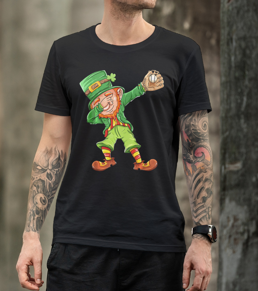Softball Leprechaun St Patricks Day Coach T-Shirt