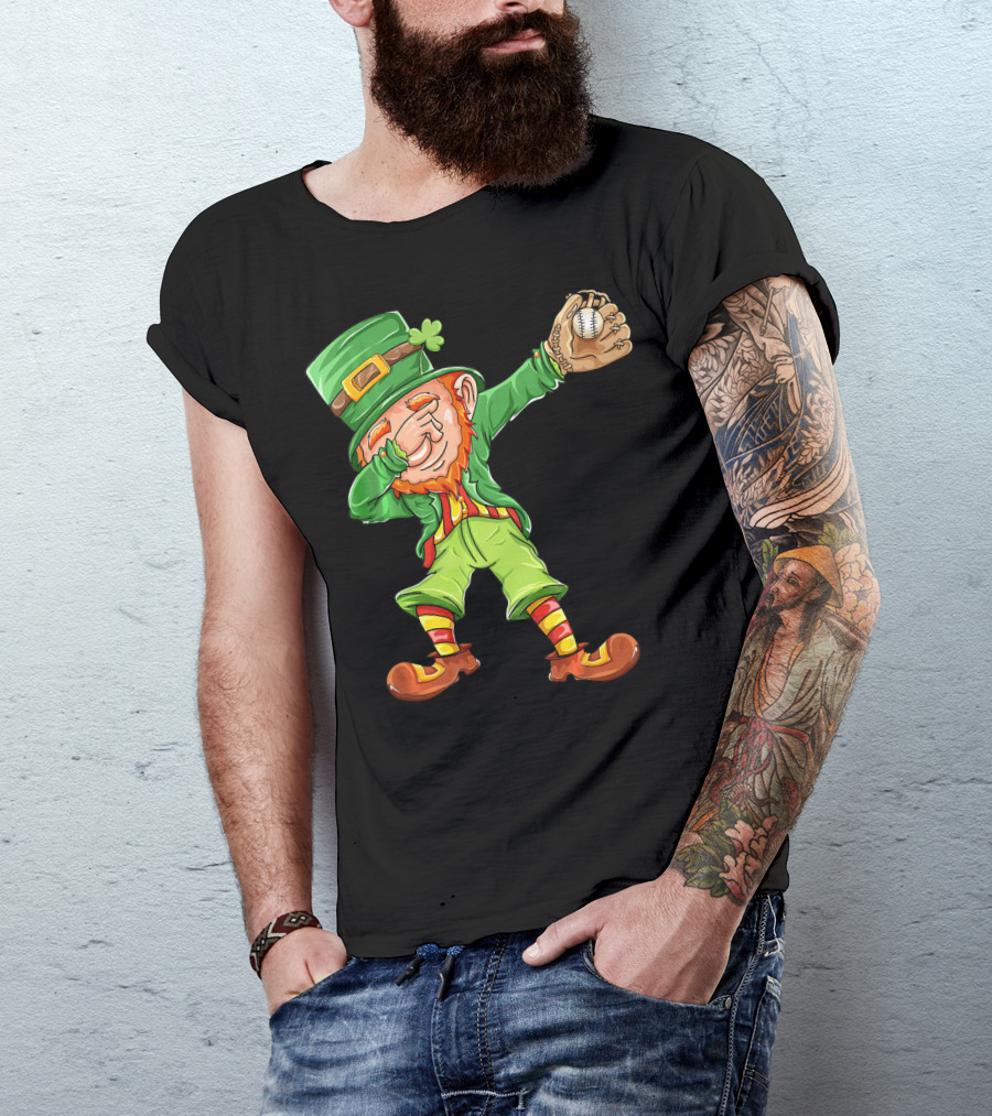 Softball Leprechaun St Patricks Day Coach T-Shirt
