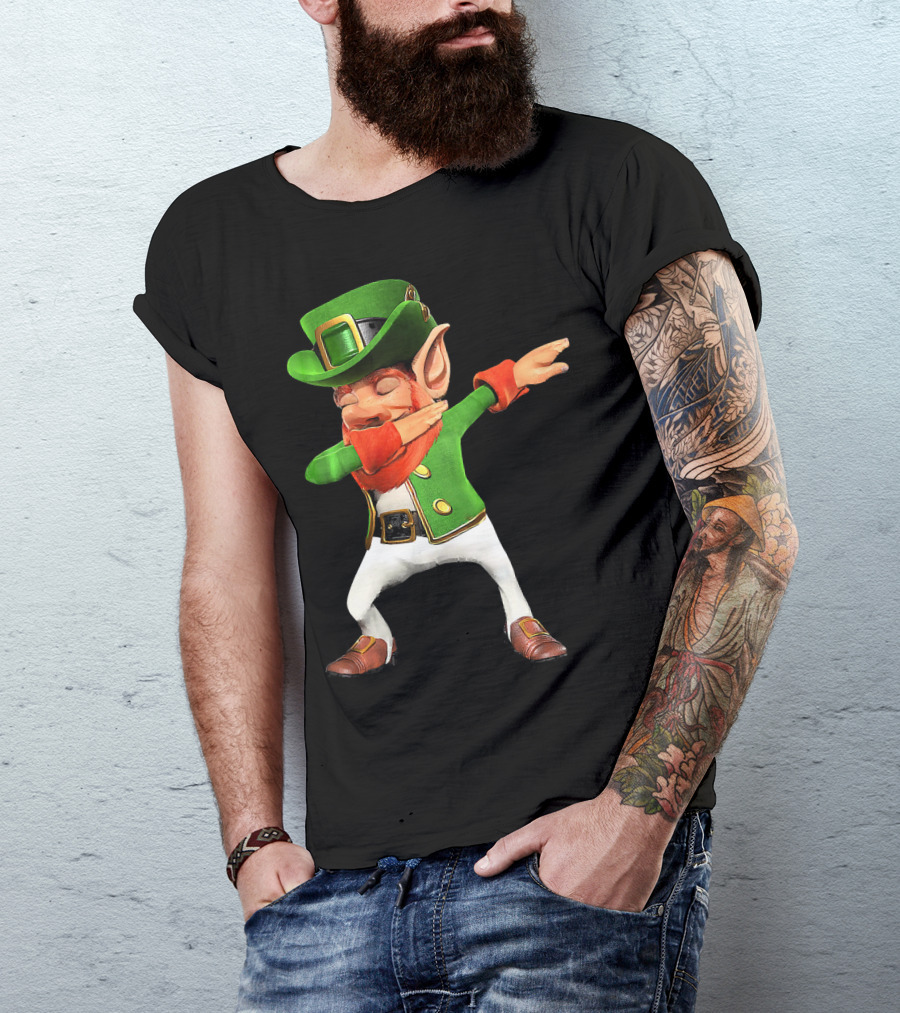 Dabbing Leprechaun St Patrick's Day T-Shirt