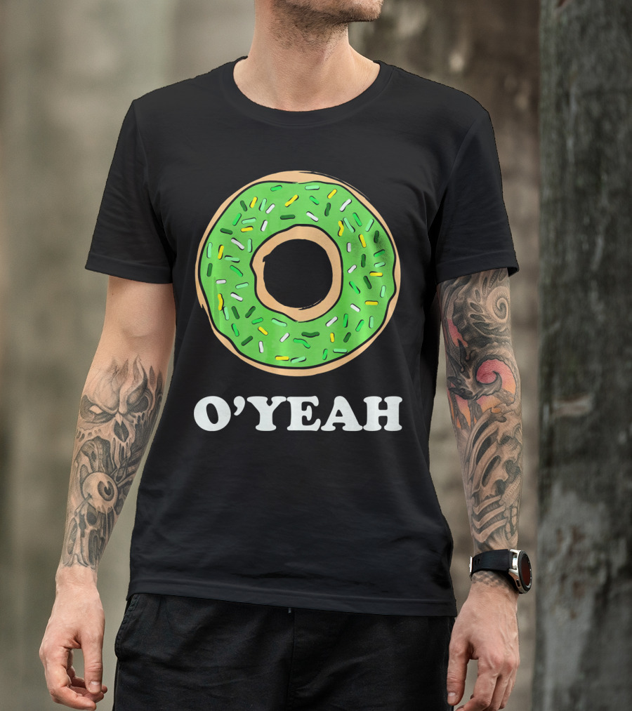 O'Yeah Green Donut T-Shirt