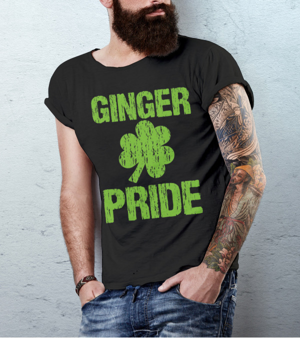 Ginger Pride Shamrock St. Patrick's Day Iconic T-Shirt