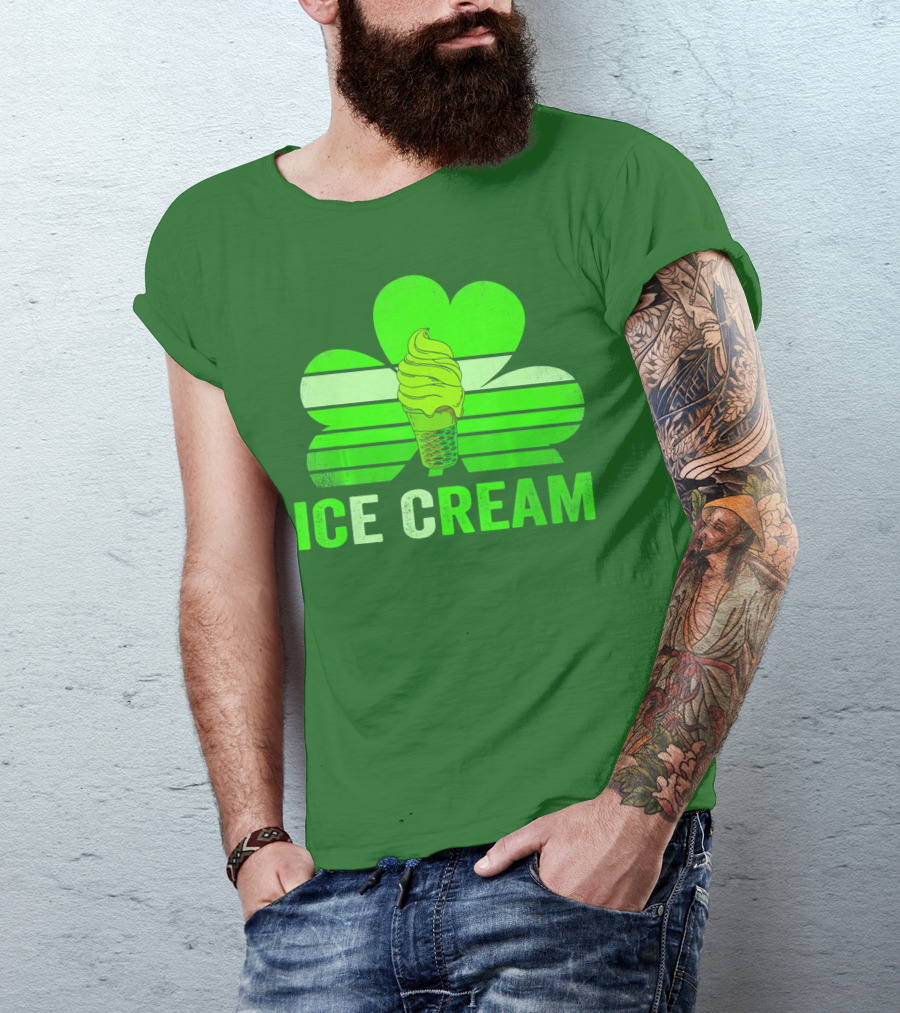 St. Patrick's Shamrock Ice Cream Sweet Treat T-Shirt