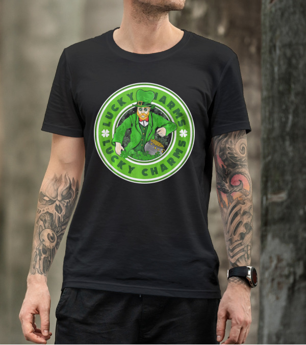 Lucky Charms St. Patrick's Day Irish Leprechaun Pot Of Gold T-Shirt