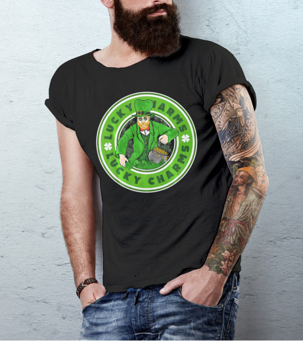 Lucky Charms St. Patrick's Day Irish Leprechaun Pot Of Gold T-Shirt