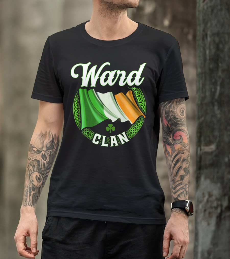 Ward Surname Clan Irish Flag Ireland T-Shirt