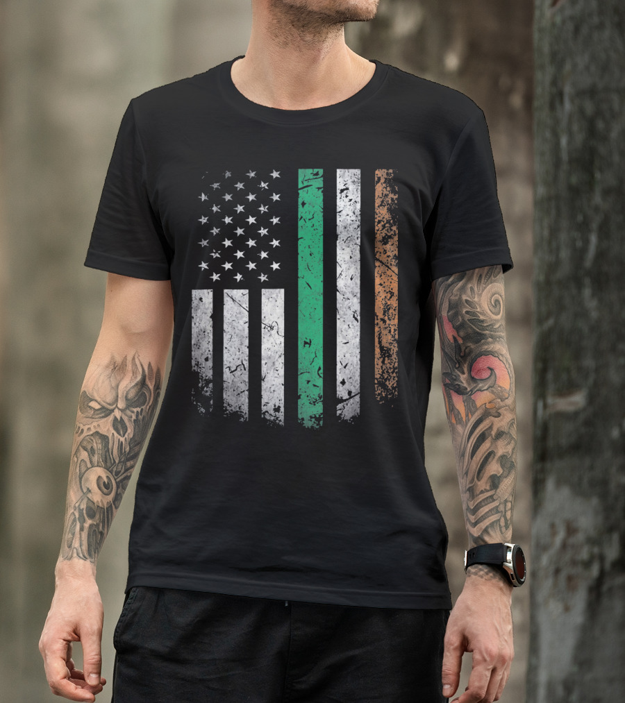 Ireland Flag Irish America Saint Patrick's Day T-Shirt
