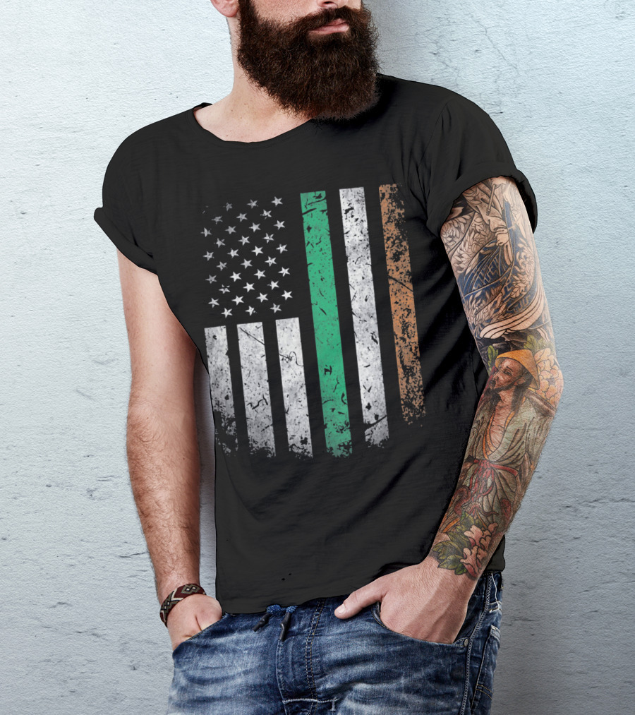 Ireland Flag Irish America Saint Patrick's Day T-Shirt