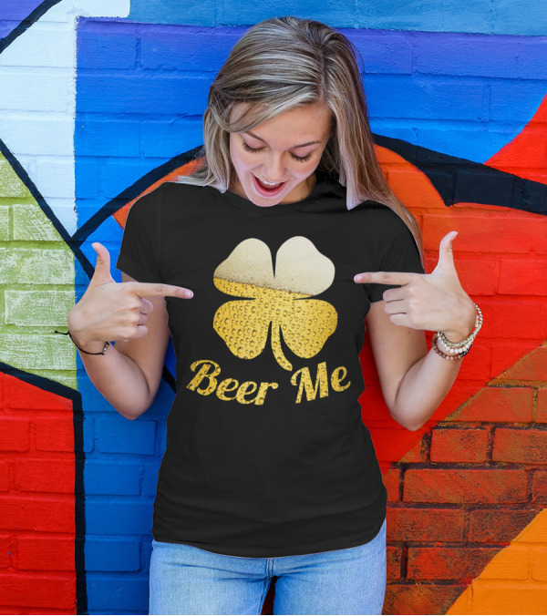 Beer Me Shamrock Bubbles T-Shirt