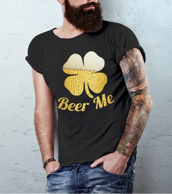 Beer Me Shamrock Bubbles T-Shirt